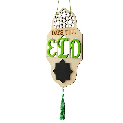 Altsommer DIY Holz Eid Mubarak Hängende Verzierung Muslim Ramadan Festival Anhänger Dekoration