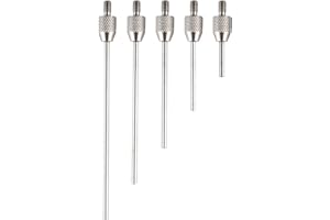 KBAOELE Needle Point Contact Points Diameter 1mm/1.5mm Set for Dial Digital Indicators Depth Gauge M2.5 Thread (D1.5mm (M2.5 Thread))