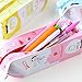 King&Pig 3pcs Creative School Pencil Cases Cute Animals Fruits Milk Box Pen Bag Kawaii Stationery Office School Supplies Stationery (milk)