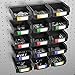 INCLY 15 Pack Black Plastic Pegboard Bins Storage Set Hooks to Any Peg Board Organize Hardware, Accessories, Attachment, Small Parts, Workbench, Garage Storage, Craft Room, Tool Shed, Hobby Supplies