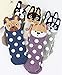 5 Pairs Womens Cute Animal Colorful Dog Cat Cotton Casual Crew Socks by Darller