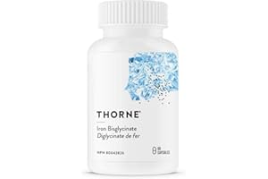 Thorne Iron Bisglycinate - 25 mg Iron Supplement for Enhanced Absorption Without Gastrointestinal Side Effects - 60 Capsules 