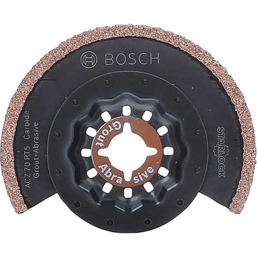 Bosch Professional 10x Segment Blade ACZ 70 RT5 (for Mortar, Grit 50, Ø 70 mm, Accessory Multitool)