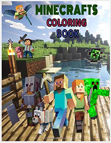 Mincrafts Coloring Book: Minecraft Coloring Book For Kids ...