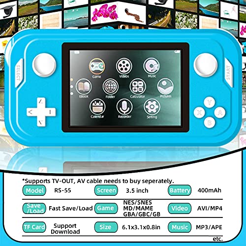 CredevZone Handheld Game Console 3.5inch Mini Retro Gaming Player 700