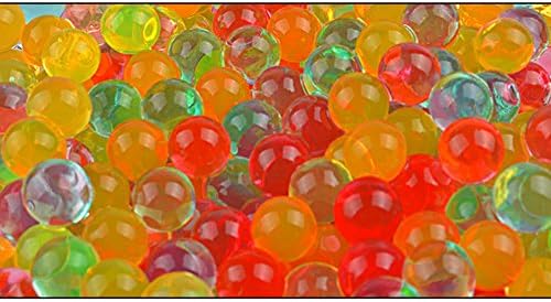 10000 Pcs Colorful Water Beads Jelly Gels Mud Soft Buttles for Electric Water Gun Toys