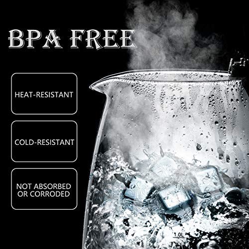 Glass Electric Kettle(BPA-Free), 1500W Fast Water Boiler with LED Indicator 1.7 Liter Cordless Hot Water & Tea Heater with Auto Shut-Off and Boil-Dry Protection, British Otter Thermostat Control, Easy to Clean by CHEW FUN