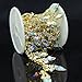 De.De. 1 Yard AB Resin Crystal Applique Rhinestone Bridal Trim Fashion Chain Fringe Embellishment Gold