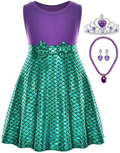 Little Girl Mermaid Dress Costume