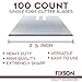 Fixson Utility Knifes Replacement Blades, (100 Pack) Spare Blade Pack with Utility Knife Included.