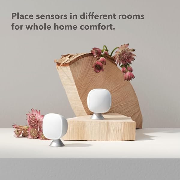 ECOBEE SMART SENSOR 2 PACK – COMFORT, SECURITY, ENERGY SAVINGS – SMART HOME – COMPATIBLE WITH ECOBEE SMART THERMOSTATS FOR HOME