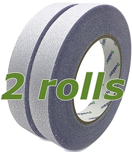 Pusdon Clear Anti Slip Tape, Safety-Walk Tub and Shower Treads 3/4-Inch x 30Ft, 2 Pack, Non Skid Bath and Shower Tape