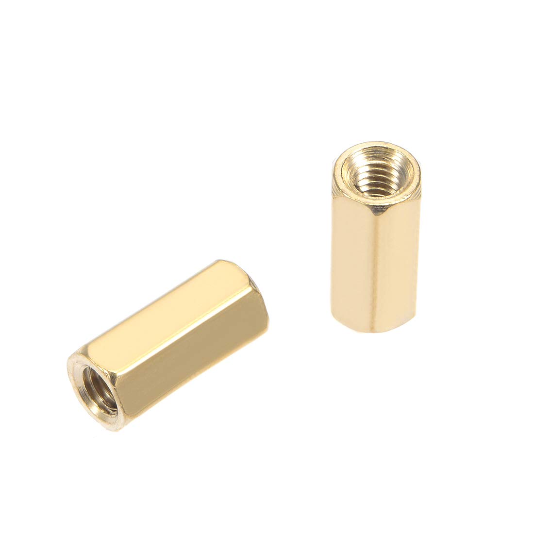 Sourcingmap M3x10 Female-Female Hex Brass PCB Motherboard Spacer Standoff for FPV Drone Quadcopter, Computer & Circuit Board 60pcs