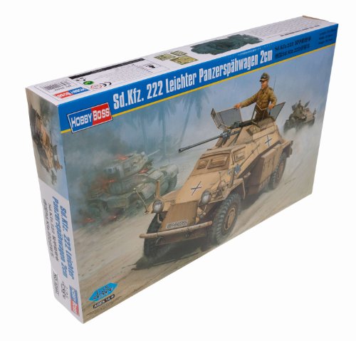Hobby Boss Sd.Kfz.222 Leichter Panzerspahwagen 2cm Vehicle Model Building Kit