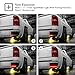Corner Step Bar LED Lights for Chevrolet/GMC/Chevy Rear Bumper Corner Step Bar Lamp with Running Reverse Brake Turn Signal Truck LED Tailgate Light Bar - Weatherproof