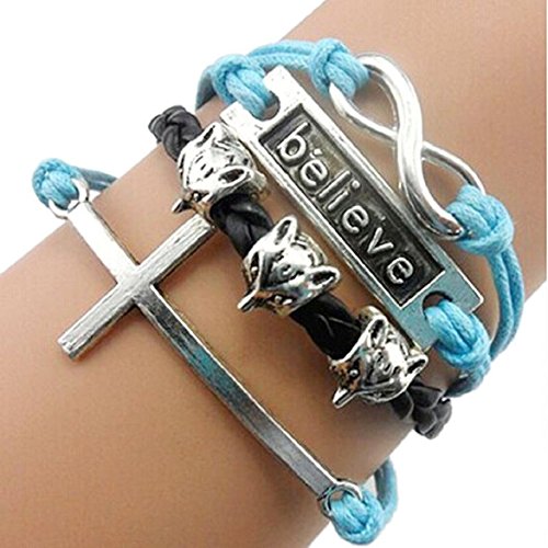 Susenstone®Handmade Adjustable Multilayer Bracelet Wristband