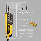 Martindale VT25 Voltage Continuity Tester 12-690V AC/DC Yellow LED Torch view 4