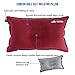 SEMOO Camping Pillow/Self Inflating Air Pillow, Compressible for Camping, Travel and Backpacking (Red)