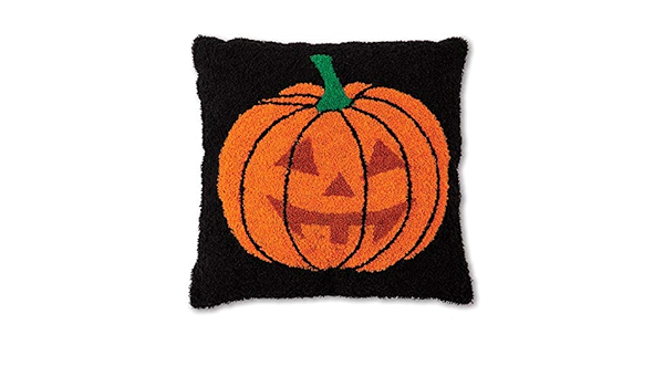 jack o lantern pillow