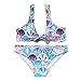 HHei_K Womens Floral Print Bikini, Ladies Beachwear Swimsuit Push-up Swimwear Beach Suit