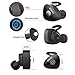 EGRD Cordfree Bluetooth Earphones, Mini Invisible Truly Wireless Bluetooth Sports Headphones Earbuds,2 Working Modes-Dual Ear Mode/Single Ear Mode,Sweatproof Fitness Earphones With Mic