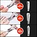 Nail clippers Set Fingernail Clipper & Toenail Clipper with Catcher Slant Edge Nail Cutter Stainless Steel Manicure Kit Twice Sharpened, Silver, opove S3
