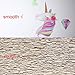 2 Sheets Unicorn Decal Stickers Unicorn Wall Decals Pattern Decoration for Birthday Christmas Children Bedroom Ornament（Color 1）