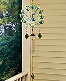 Peacock Glow in the Dark Wind Chimes