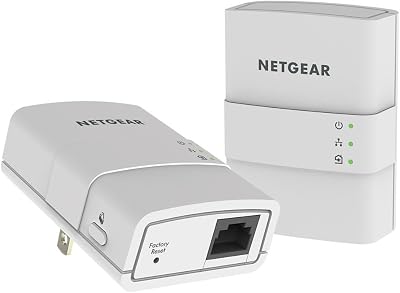 NETGEAR XAVB5221 Powerline 500 Adapter Kit - Extend Internet via Electrical