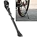 Greallthy Aluminium Alloy Bike Kickstand (for Mountain Bikes, 700 Road Bicycles, Etc) - Fits 20", 24", 26", Adjustable, Black - by YOURSPORT