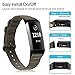 Fintie Bands for Fitbit Charge 3, Soft Woven Nylon Sports Band Replacement Strap for Fitbit Charge 3 and Charge 3 SE Fitness Activity Tracker Women Men (Desert Tan)