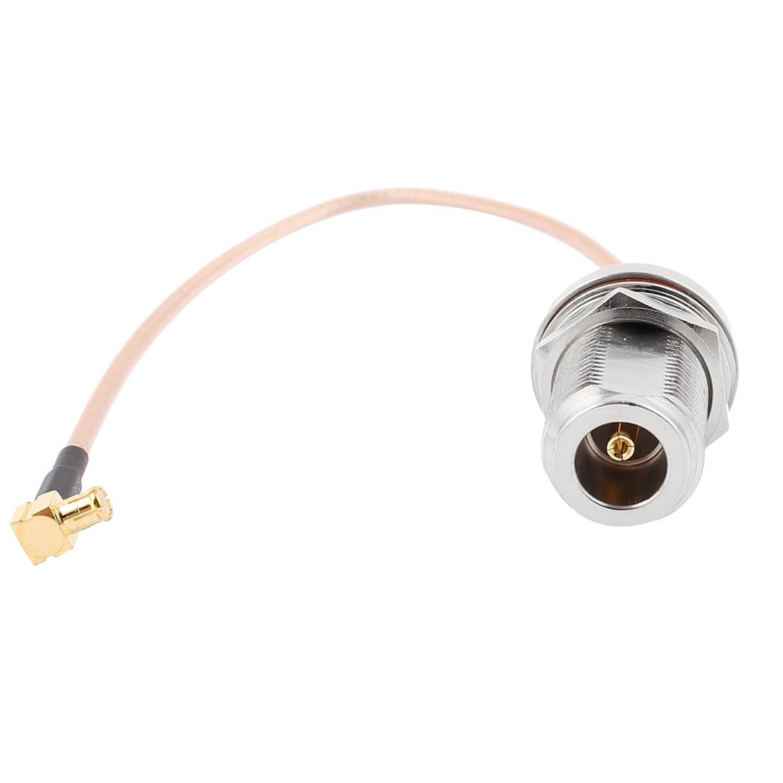 sourcing map Female to MCX Male Right Angle Adapter RG316 Coaxial Cable 20cm