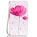 Galaxy S7 Case,CASELAND [Colorful Painting] PU Leather Flip Wallet Case [Flower] with Card Slot Stand Case for Samsung Galaxy S7