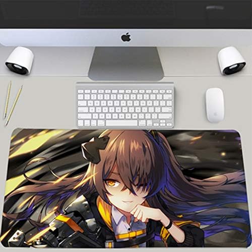 Game Mouse Pad Girls Frontline Girl Front Line HK UMP45 Lock Edge Thickening Keyboard Pad Animation Desk Pad 800 * 300 * 3mm