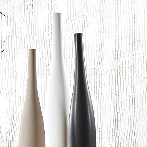 Pure.Lifestyle 22"&19"&17" Slim Neck Tall Vases(Set of 3) Three