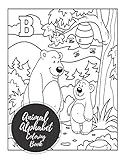 Animal Alphabet Coloring Book: ABC Letters Large One Sided Patterns by Insignia Coloring Books