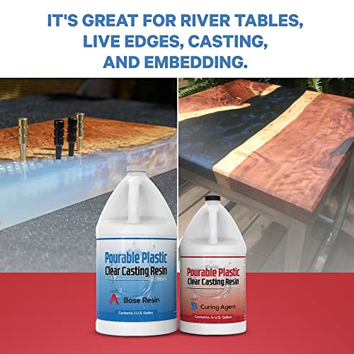 Promise Epoxy 1.5 Gallon Kit of Deep Pour, Pourable Plastic Up to 2