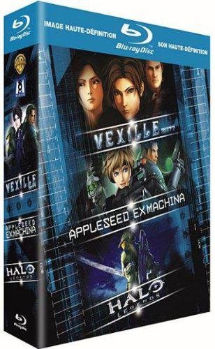 Vexille + Appleseed Ex Machina + Halo Legends - Pack