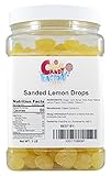Claey's Sanded Lemon Drops, In Jar, 3 Lbs