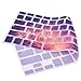 Dogxiong Galaxy Star Night Pattern Texture Silicone Keyboard Cover Ultra Thin Keyboard Skin for MacBook Air 13 [No-Touch ID], Pro Retina 13 15 Inch [2015 Year or Older Version]