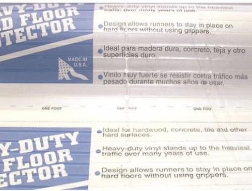 W J Dennis Company Wj Dennis Vhf Floor Runner Mat 100 Ft L X 27 In W Vinyl Clear Buy Online At Best Price In Uae Amazon Ae