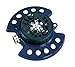 Dramm 15025 ColorStorm 9-Pattern Turret Sprinkler with Heavy-Duty Metal Base, Blue