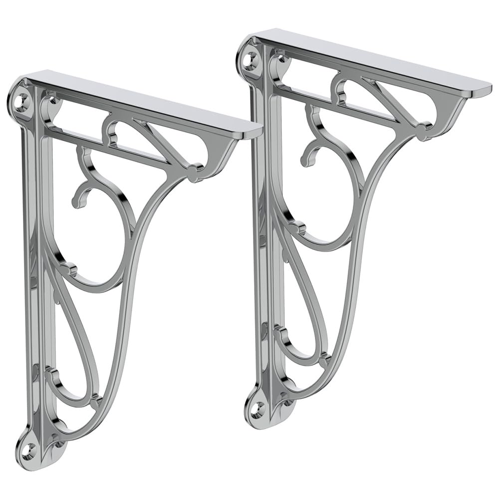 Ideal Standard Waverley Luxury Ornate Cistern Brackets, U1634AA, Chrome
