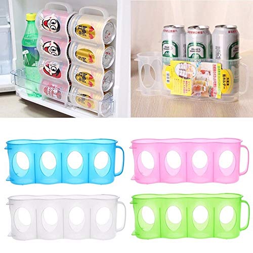 ONEVER Cuatro latas del Organizador del Caso de latas de Bebidas para