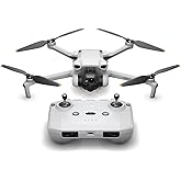 DJI Mini 3, Drones with Camera for Adults 4K, 38-min Flight Time, up to 32800ft (10km) Video Transmission, True Vertical Shooting, GPS Auto Return Integrated, Mini Drone with Camera for Beginners