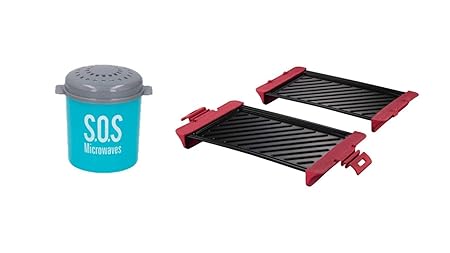 Microondas cuadrado, color negro y rojo: Amazon.es: Bricolaje y ...