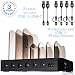 Charging Station - Smart 6 Ports for Multiple Apple Devices, iPhone, IPad or Any Android Cell Phones or Tablets, Samsung, Galaxy, Note, LG - Bedside, Desktop, USB Charging Station primary