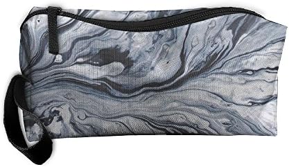 Marble Pattern Zipper Receiving Package Makeup Bag Pencil Pen Case Makeup Bag Set For Unisex