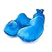Travel pillow inflatable neck support pillows for airplanes | The best airplane blow up traveling accessories | The perfect airline flight air compact sleeping pilow | Relax your head