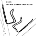 Water Bottle Cages,Bike Bicycle Alloy Aluminum Lightweight Water Bottle Holder Cages Brackets (2 Pack)
